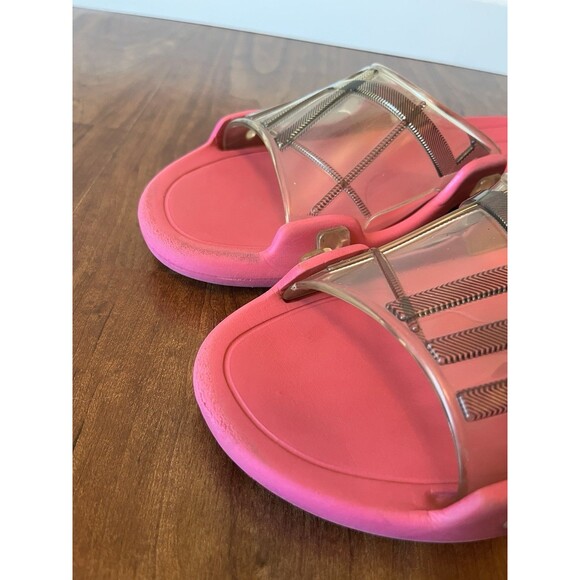 Burberry Women's Pink Check Slide Sandals Size 39 US 8.5 - 9 - Picture 8 of 12